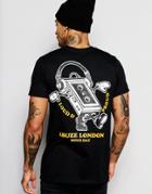 Abuze London T-shirt Loud & Proud Back Print - Black