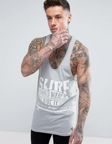 Wetts Wild Wave Tank Gray Marl - Gray