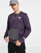 The North Face Mountain Athletic Sweatshirt In Purple