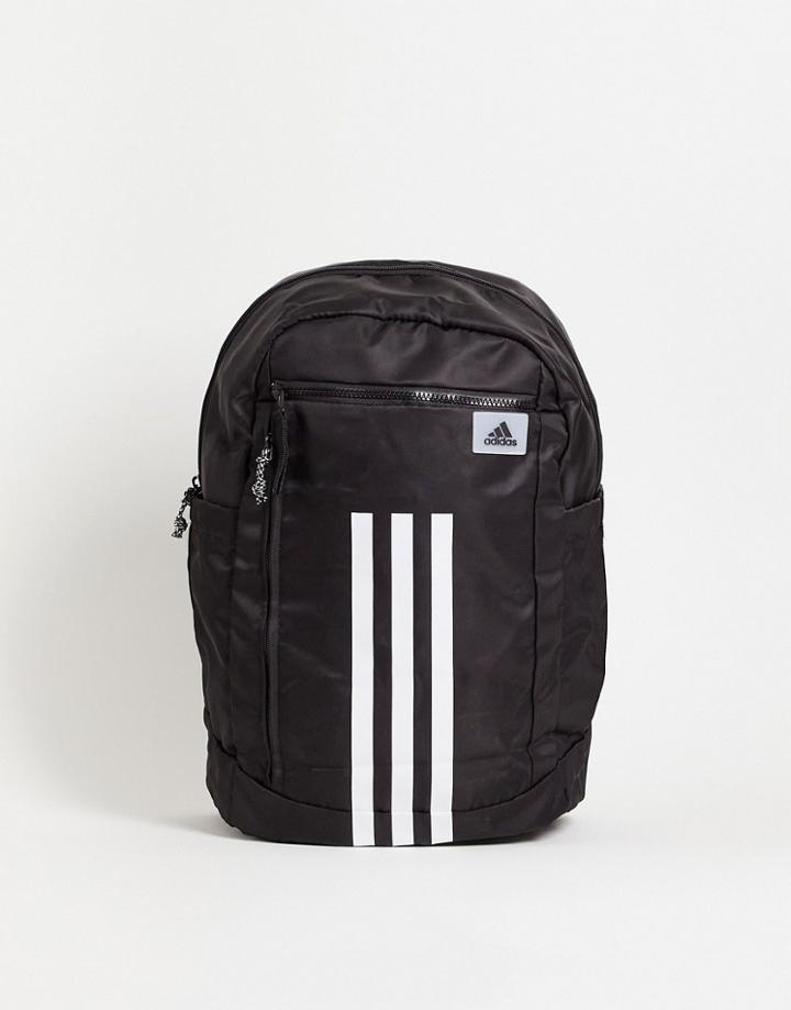 Adidas Training League 3-stripes Backpack In Black