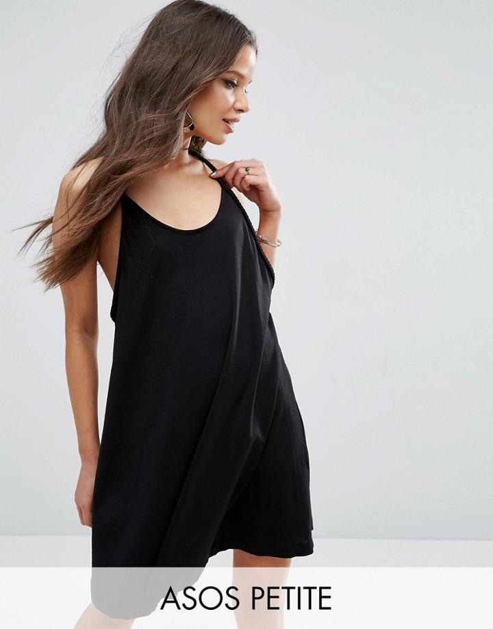 Asos Petite Braid Strap Sundress - Multi