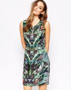 Y.a.s Tropical Shift Dress - Multi