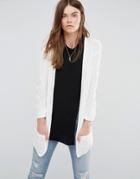 Blend She Zassy Cardigan - Snow White