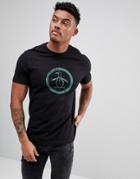 Original Penguin Distressed Logo T-shirt In Black - Black