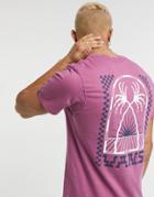 Vans Vintage Pixel Palms T-shirt In Tulipwood-multi