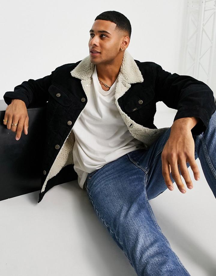 Lee Sherpa Jacket-black