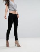 G-star Midge Zip Low Skinny Jeans - Black
