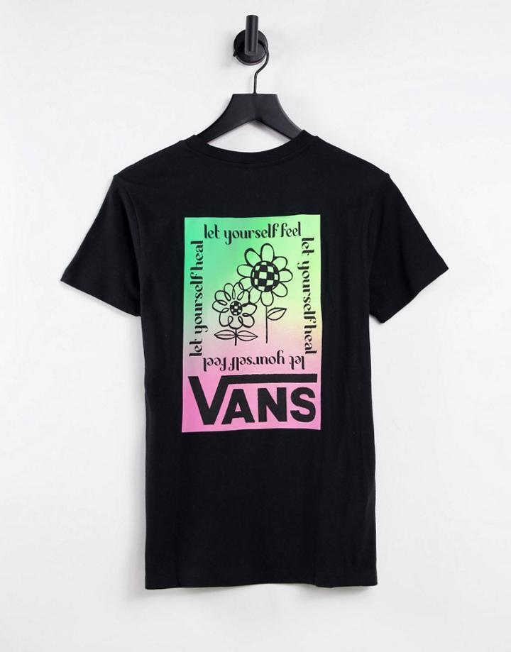 Vans Cultivate Care Back Print T-shirt In Black