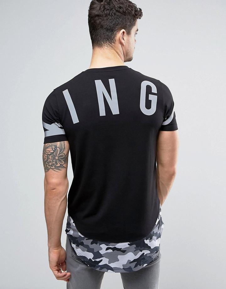 Kings Will Dream T-shirt In Black With Back Print - Black