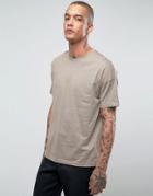 Asos Oversized T-shirt - Brown