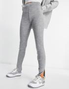 I Saw It First Knitted Leggings In Gray-grey
