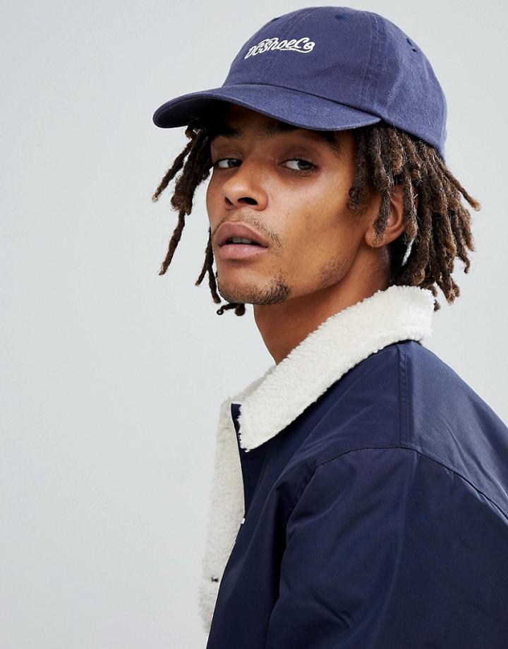 Dc Shoes Senior Logo 6 Panel Cap - Navy