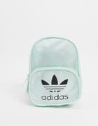 Adidas Originals Santiago Mini Backpack In Ice Mint-green