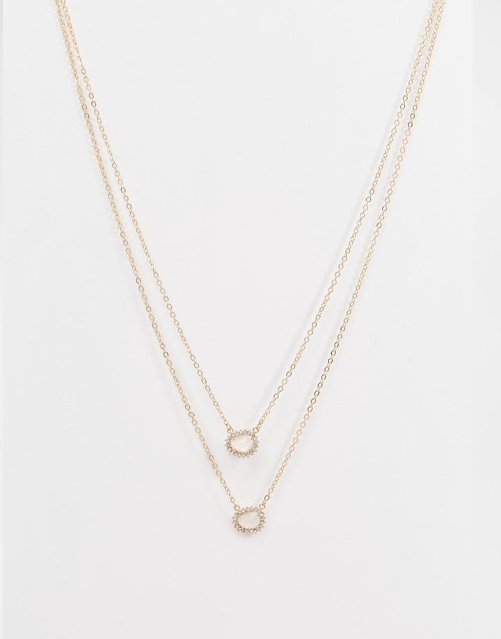 Aldo Cornacchia Multirow Layering Necklaces - Gold