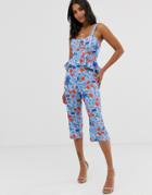 Unique21 Floral Strap Jumpsuit-multi