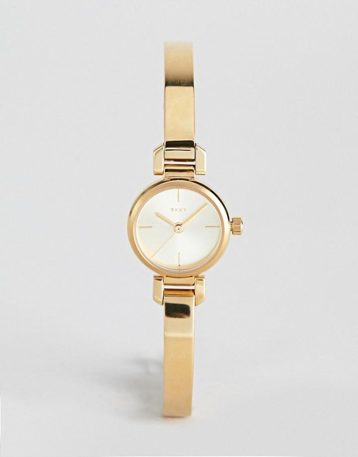 Dkny Ny2628 Women's Ellington Bangle Watch - Gold