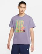 Nike Air Loose Fit Retro Graphic T-shirt In Dusty Lilac-purple