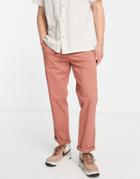 River Island Relaxed Chino In Brown
