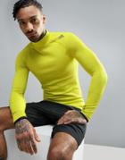 Adidas Training Tech Fit Climaheat Long Sleeve Top - Green