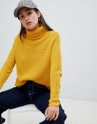 Jdy Roll Neck Sweater - Yellow