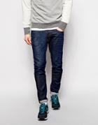 Diesel Jeans Tepphar Skinny Fit 837n Stretch Dark 3d Rinse - Blue