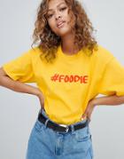 Heartbreak Foodie T Shirt - Yellow