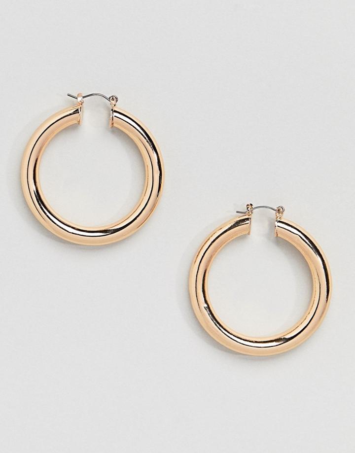 Aldo Gold Chunky Hoop Earrings - Gold