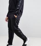 D-struct Plus Jogger With Satin Leg Stripe - Black
