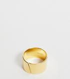 Astrid & Miyu Gold Plated Adjustable Boyfriend Ring - Gold