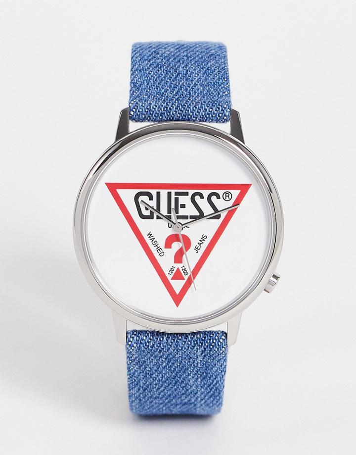 Guess Hollywood Logo Watch-blue