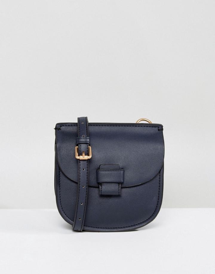 Warehouse Folded Crossbody Bag - Navy