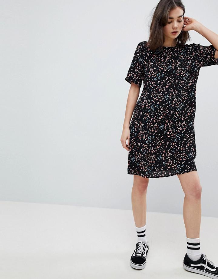 Pieces Floral Tea Dress - Multi