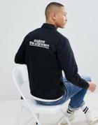 Jack & Jones Core Jacket With Back Print - Black
