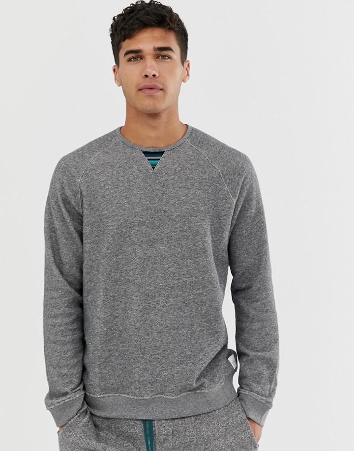 Paul Smith Crew Neck Lounge Sweat In Gray
