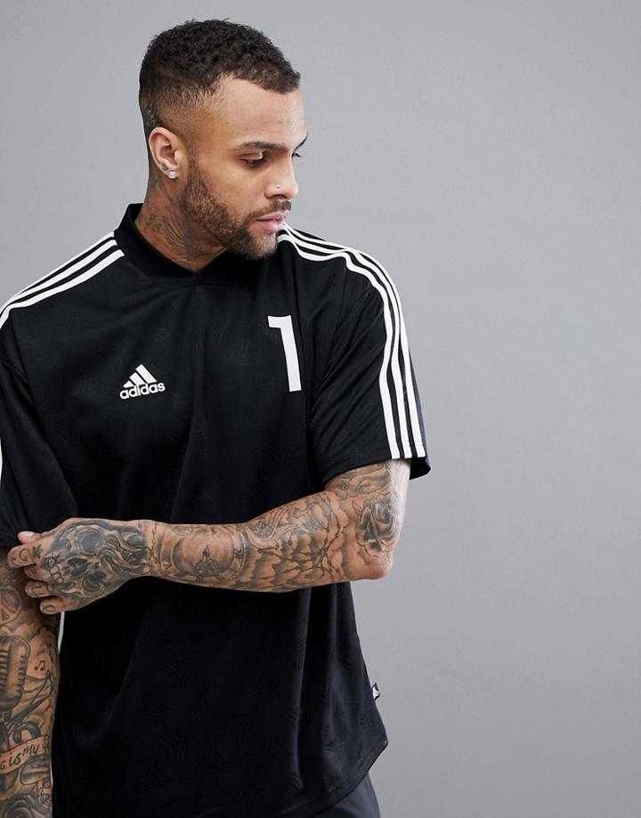 Adidas Soccer Tanip Icon T-shirt In Black Cd8341 - Black