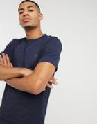Farah Danny Cotton T-shirt In Navy - Navy