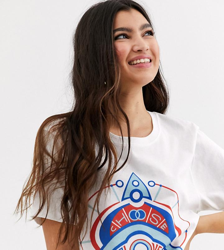 Sadie Williams Choose Love T-shirt-white