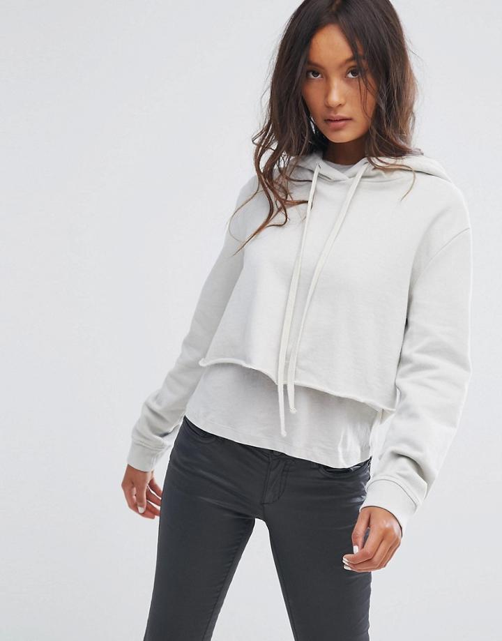 Allsaints Alisa Hooded Sweat Top - White