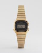 Casio Black & Gold Mini Digital Watch La670wega-1ef - Black