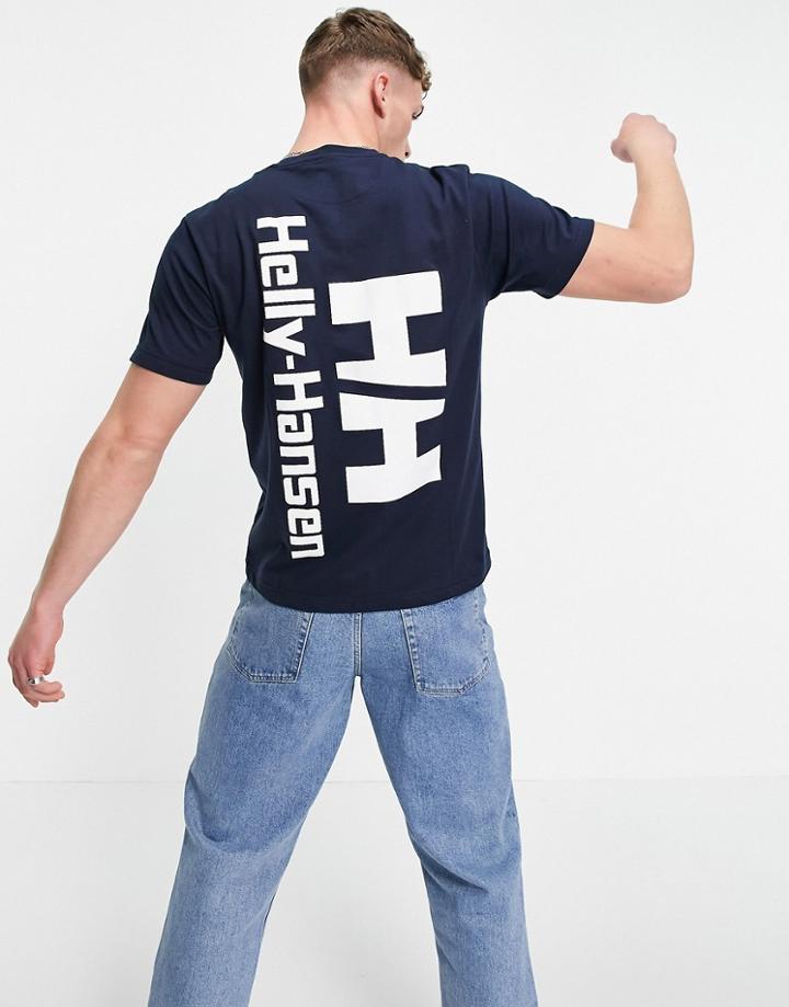 Helly Hansen Yu20 Logo T-shirt In Navy