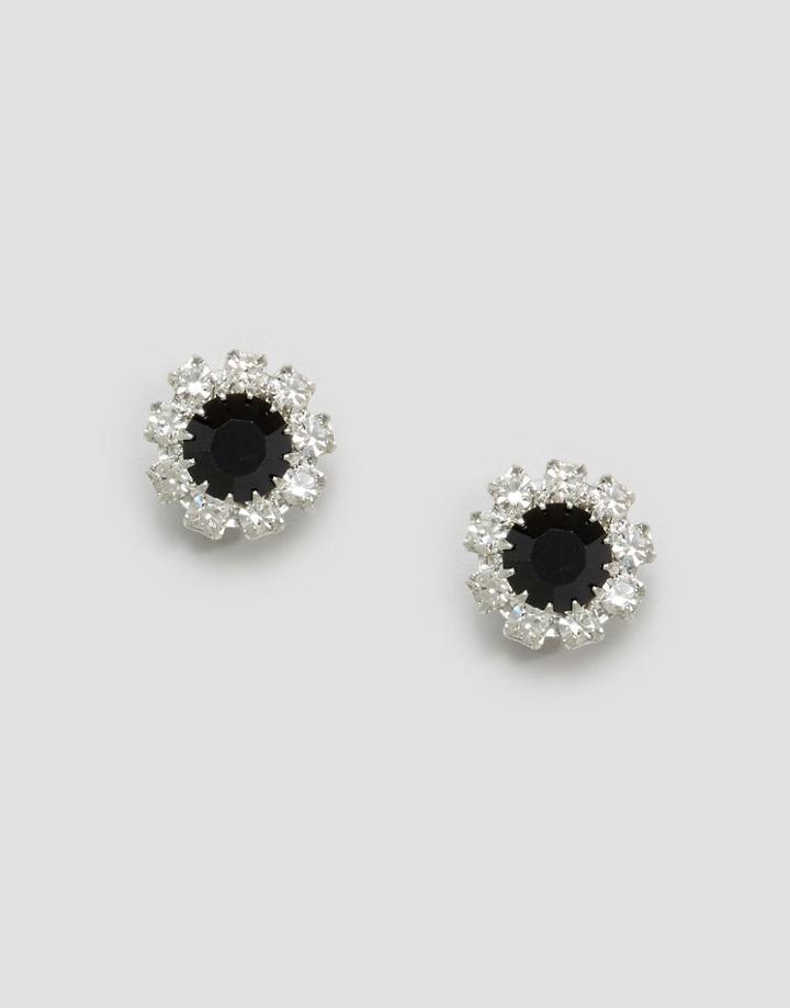 Krystal Swarovski Crystal Rosetta Earrings - Black