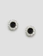 Krystal Swarovski Crystal Rosetta Earrings - Black