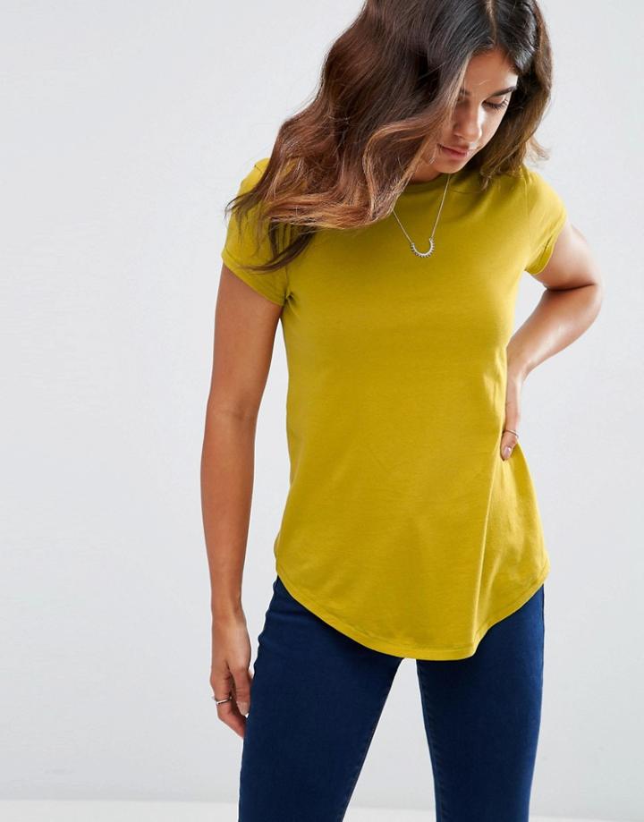 Asos The Ultimate Crew Neck T-shirt - Yellow