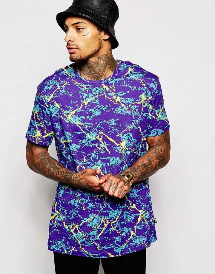 Love Moschino Marble T-shirt - Blue