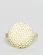 Asos Bracelet With Disc In Gold - Gold