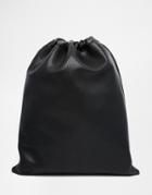 Mi-pac Tumbled Drawstring Backpack - Black