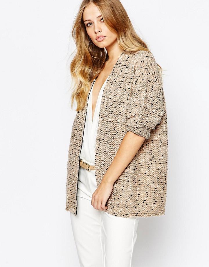 Y.a.s Elsa Textured Cardigan - Multi