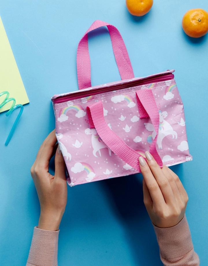 Sass & Belle Unicorn & Rainbow Lunch Bag - Multi
