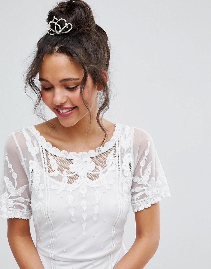 Asos Wedding Crown Bun Holder - Gold