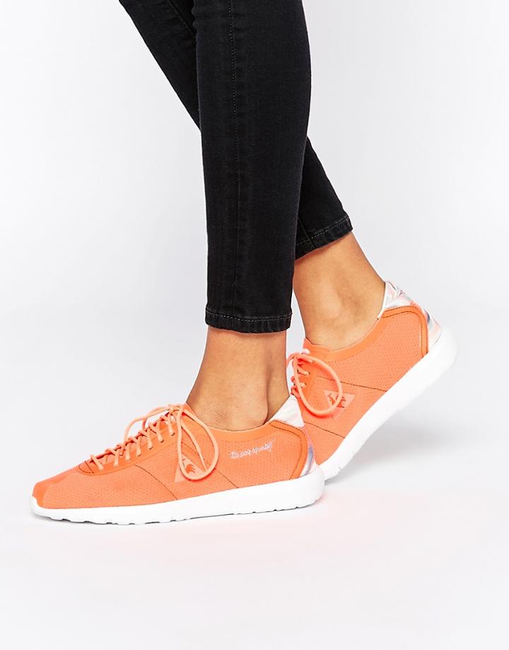 Le Coq Sportif Wendon Levity Neon Orange Sneakers - Neon Orange